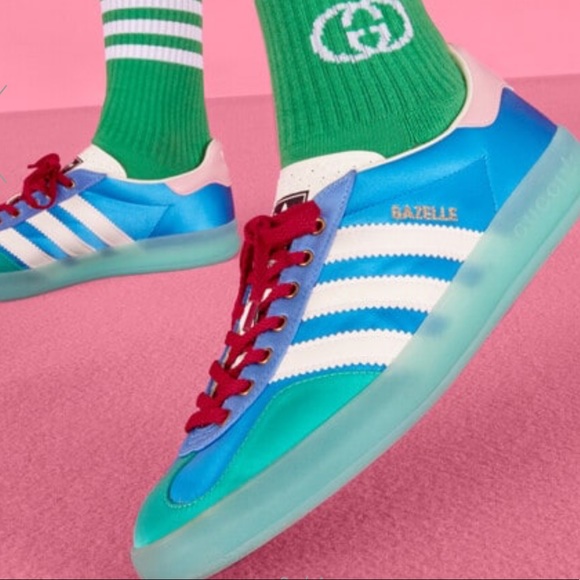 Gucci X adidas women's Gazelle sneaker size 42- 2022 collection sold out - Picture 1 of 8